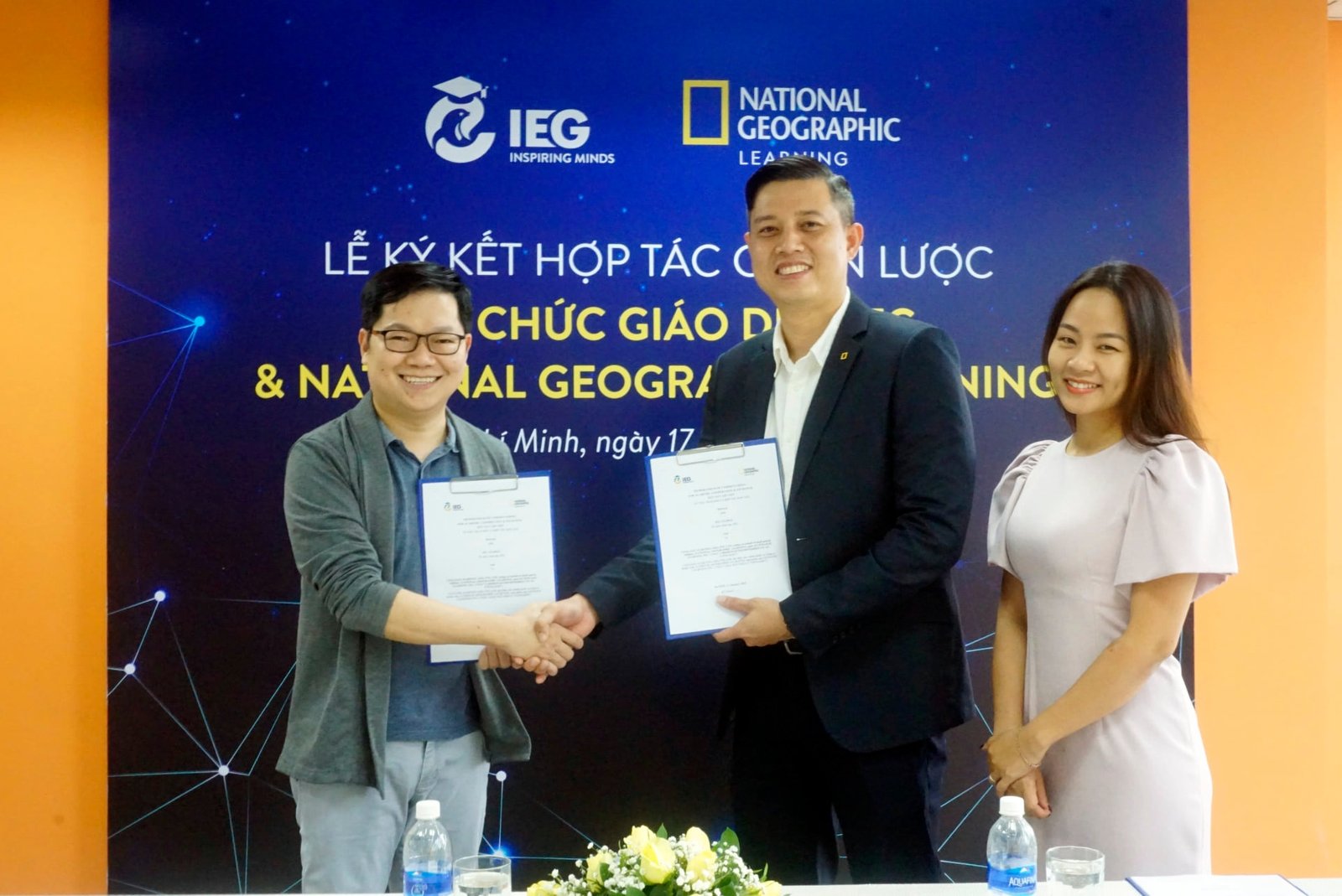 LỄ KÝ KẾT HỢP TÁC CHIẾN LƯỢC - IEG Global & National Geographic Learning